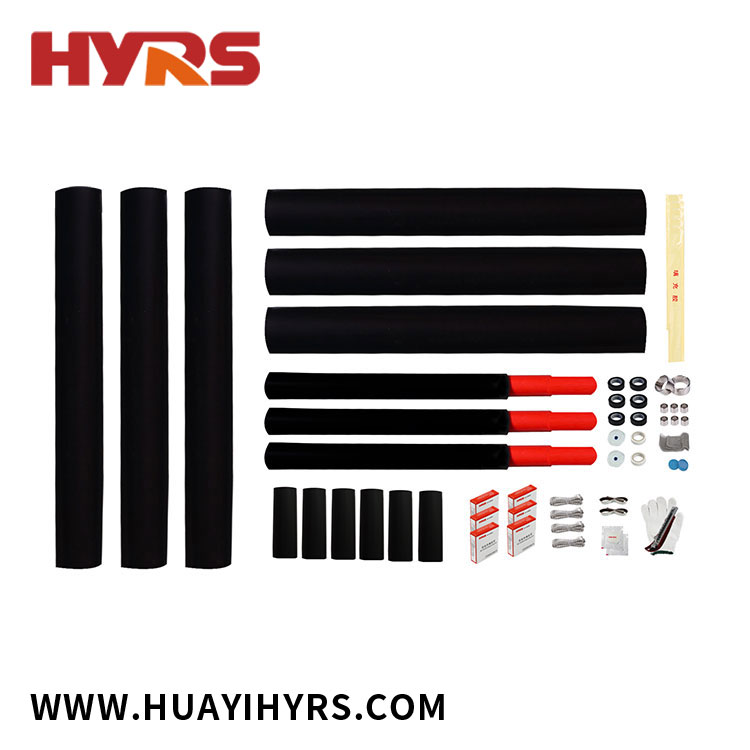 35kV Calor Shrinkable Tres Cores Rectus per Articulus